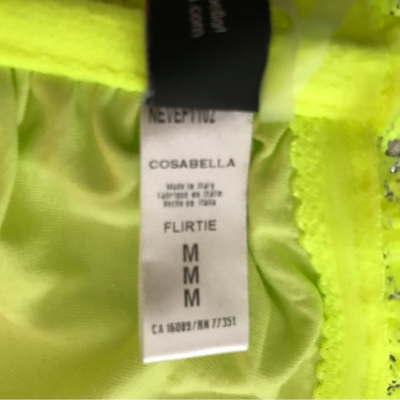 Cosabella Neon Flirtie Lace Bandeau Size M - Picture 5 of 6